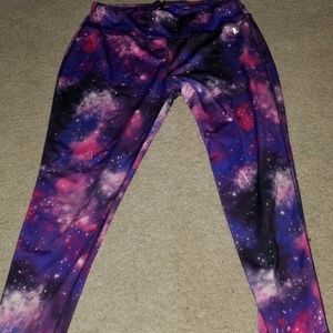 Womens Danskin galaxy workout leggings